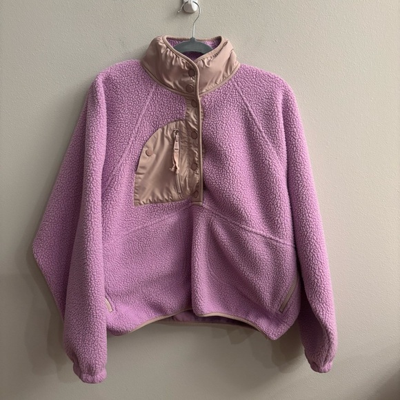 Free People Movement Hit The Slopes Pullover Bubble Tea Size Medium - Picture 3 of 15